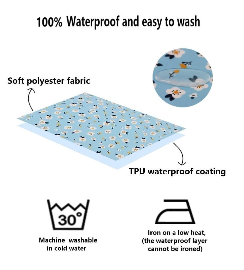 EechicSpace Elastic Round Dog Bed Cover Waterproof 42 Inch