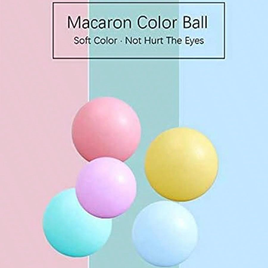 MoonxHome Ball Pit Balls for Toddlers, BPA Free Crush Proof Plastic Toy Balls for Ball Pit, Children's Pool Water Toys, Ideal Gift for Christmas Balls for Play Tent 2.15 Inch Pack of 100 Pure White
