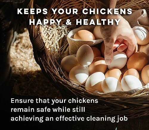 MICROBE-LIFT Chicken Coop Cleaner and Odor Eliminator, Use on all Surfaces and Supplies, Turns Chicken Poop Into Fertilizer, Ammonia Reducer, Highly Concentrated and Safe Formula, 32 Ounces