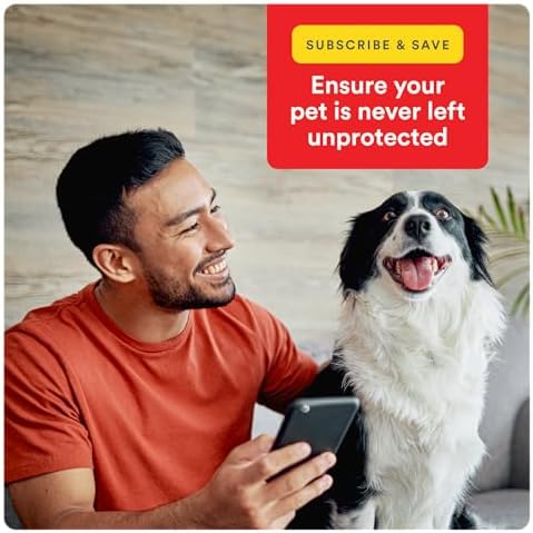 Ultra Flea and Tick Prevention for Dogs - Dog and Puppy Treatment and Control - Mosquito Repellent - Small, Fast Acting Waterproof Topical Drops, 6 Month Supply