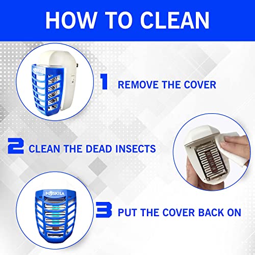 6 Packs Bug Zapper, Fly Zapper Electric Indoor, Mosquito Killer, Fly Killers, Fly Zapper Indoor, Insect Killer Electric, Fruit Fly Trap Kitchen, Fly Trap Indoor, Fly Trap Killer
