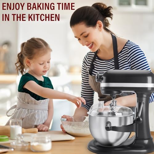 Pouring Shield for KitchenAid Stand Mixers Bowl Lift 6-7 QT Stainless Steel (Only),Safety Pouring Shield,Splatter Guard for Kitchen aid Mixer Bowl,Kitchen aid Accessories and Attachments