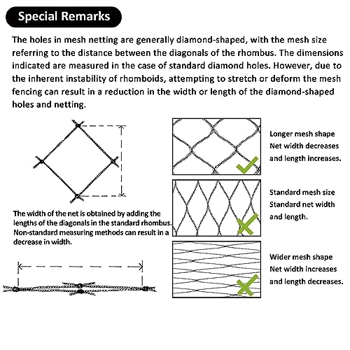 POYEE 10 x 10 FT Bird Netting for Garden Woven Mesh Garden Netting for Plants, Vegetable, Fruit Trees, Blueberry Bushes, Strawberries Against Birds, Deer, Squirrels and Other Animals