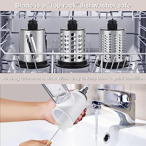 Slicer Shredder Attachment for Kitchenaid Stand Mixer, Cofun Shredder Accessories, Mixer Assecories for Kitchenaid Mixer, Cheese Grater Attachment for Kitchenaid with 3 Blades