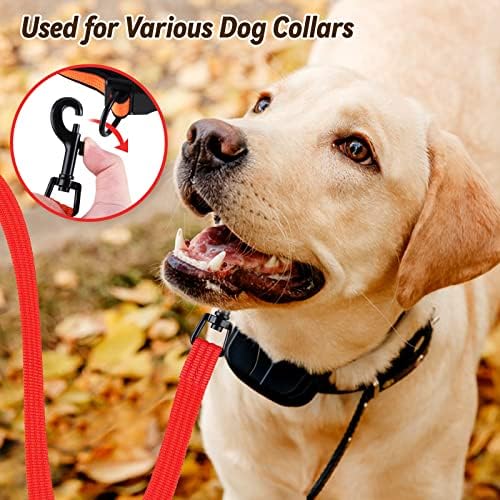 lynxking Dog Training Leash Long Obedience Recall Agility Leash 15ft 30ft 50ft Tracking Lead Perfect for Training Play Camping and Backyard