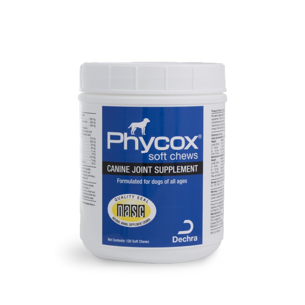 Phycox Dog Joint Supplement Soft Chews, 120 Ct