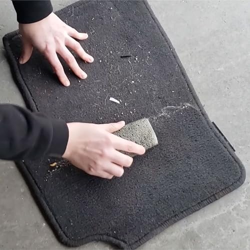 Pet Hair Removal Tool for Carpet, Car, Rugs, Bedding, Clothing, Cat and Dog hair removal, Automotive Interior Detailing,gray