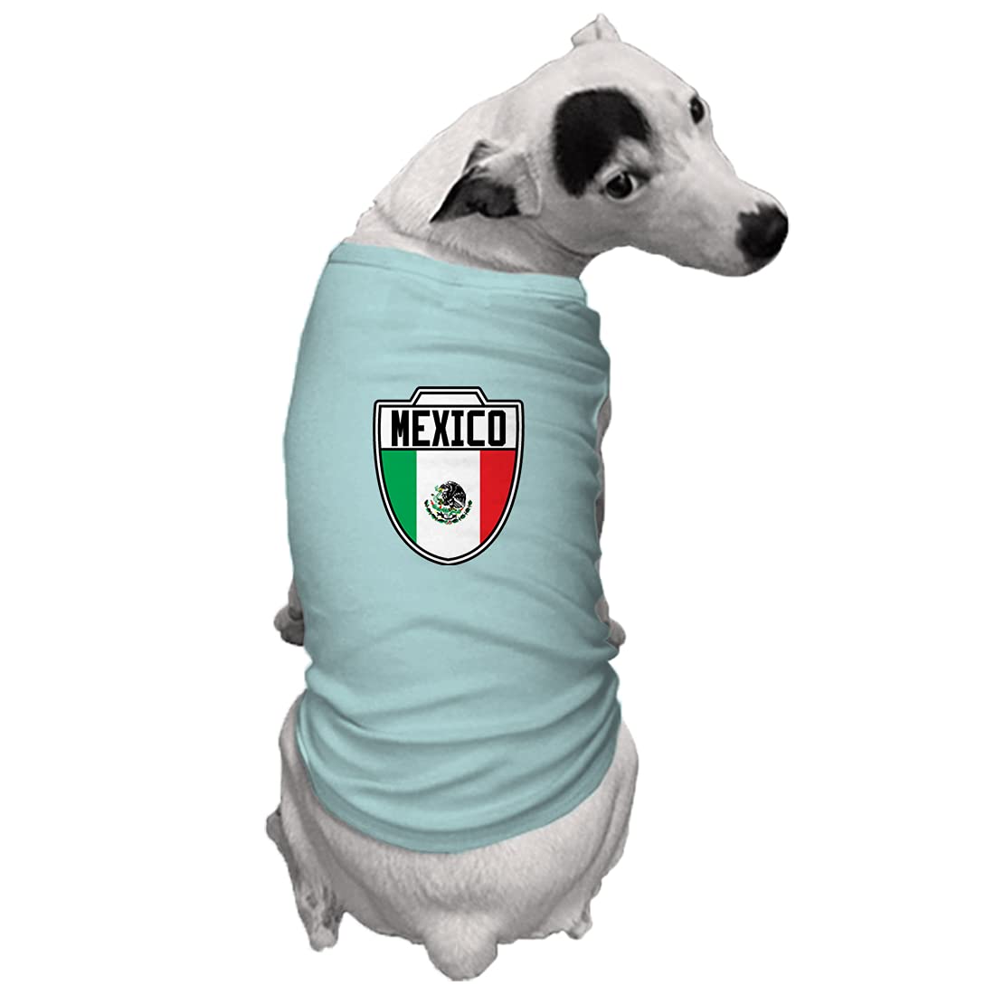 Mexico - Country Soccer Crest Dog Shirt (Chill, Large)