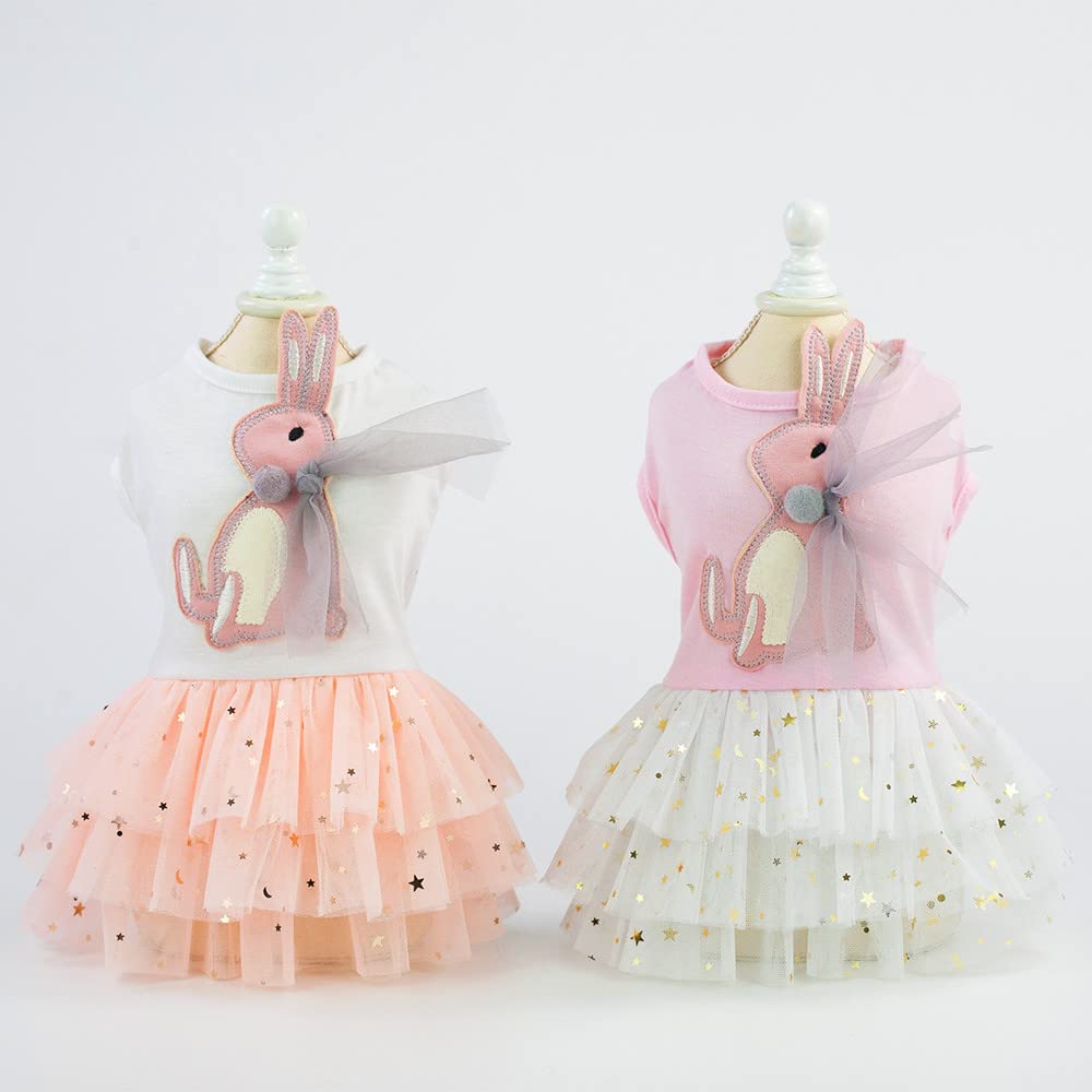 Small Dog Dress Female Tiny Puppy Clothes Girl Tutu for Dogs Dresses Harness Birthday Apparel