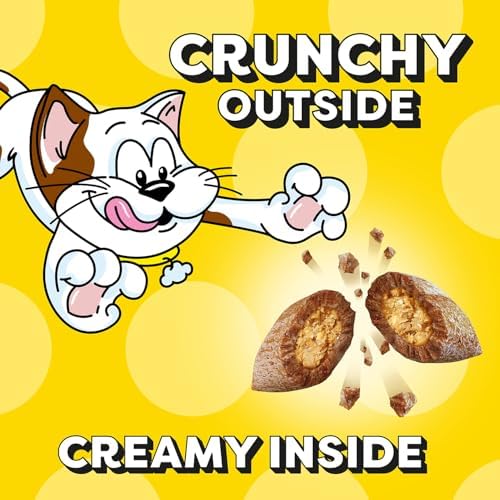 Temptations Classic Crunchy and Soft Cat Treats Savory Salmon Flavor, 48 oz. Bag
