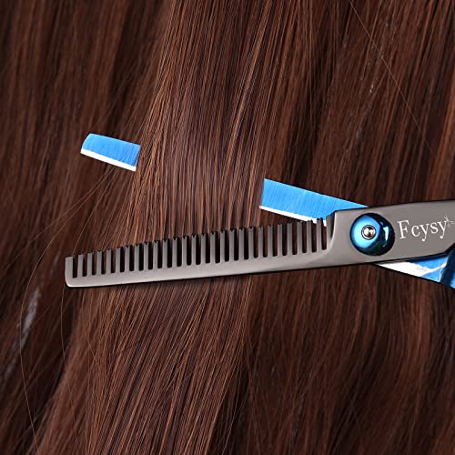 Hair Cutting Scissors Haircut Shears Kit, Fcysy Professional Scissors for Hair Barber Scissors Hair Shears Set, Hairdressing Salon Scissors Blending Shears Barber Accessories for Hairdresser Home Use