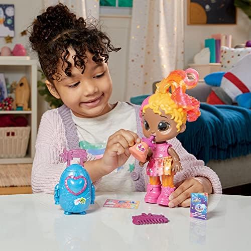 Baby Alive Star Besties Doll, Bright Bella, 8-inch Space-Themed Doll for 3 Year Old Girls and Boys and Up, Accessories