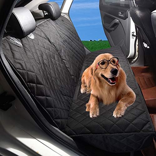 Dog Car Seat Cover for Back Seat 100% Waterproof Car Seat Cover Protector for Dogs in Car Nonslip Scratch Proof Durable Dog Seat Cover for Cars SUV &Truck