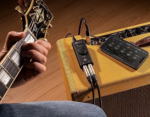 IK Multimedia iRig HD X Guitar Audio Interface - 96 kHz Music Recording, 24-bit, For iPhone, iPad, Mac, iOS, And PC With Lightning Cable, USB-C, Guitar Accessories, Recording Studio Equipment