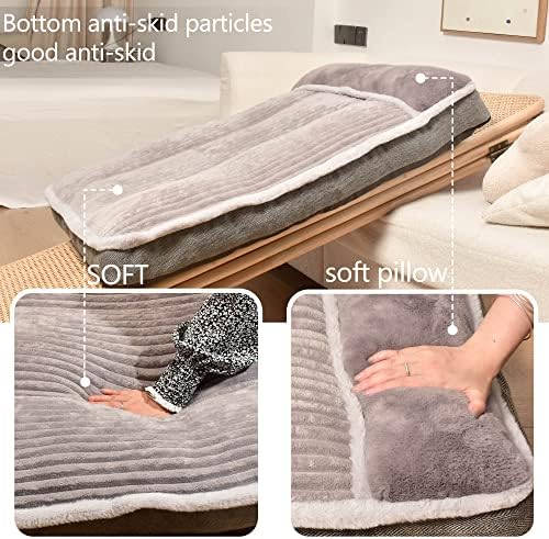 Large Dog Bed with Pillow for Crate Kennel, Sofa Dog Bed, Super Soft pet Bed for Medium, Jumbo, Furniture