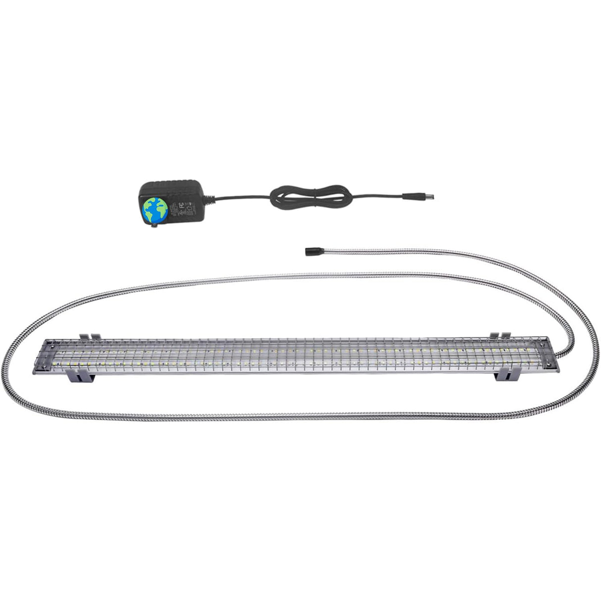 HappyBird Lighting Bird Cage Light with Chew Guard - Full Spectrum LED Pet Light - Simulates Natural Environment - Safe for Hookbill Birds – Easy to Install - (24" Long)