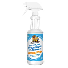 Load image into Gallery viewer, FurryFreshness Extra Strength Cat or Dog Pee Stain & Permanent Odor Remover + Smell Eliminator -Removes Stains from Pets & Kids Including Urine or Blood- Lifts Old Carpet Stains- 32oz Spray