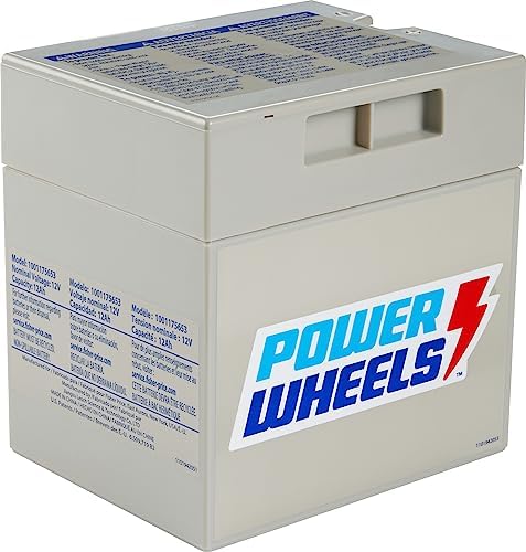 Power Wheels Ride-On Toy Replacement Battery 12-Volt 12-Ah Rechargeable for Preschool Vehicles