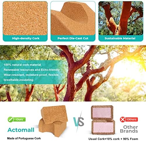Cork Guitar Neck Rest, Guitar Neck Cradle Support Pillow, Guitar Accessories for Repair, Maintenance, Cleaning, String Instrument Luthier Tool, 100% Natural Cork Die-Cast Cut