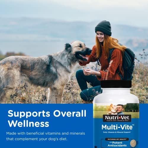 Nutri-Vet Multi-Vite Chewables for Adult Dogs | Formulated with Vitamins & Minerals to Support Balanced Diet | 180 Count