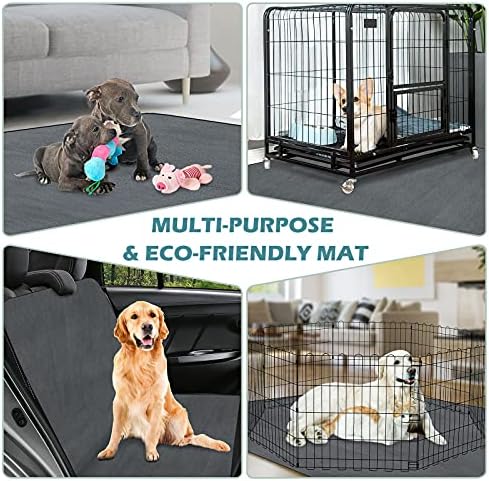 INVENHO Washable Pee Pads for Dogs 72"x72" Reusable Dog Pads Extra Large Upgrade Non-Slip Dog Pee Pads Heavy Absorbency Puppy Pee Pads Quick Dry Whelping Pads/Waterproof Puppy Training Pad