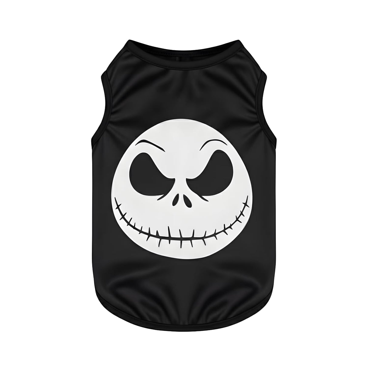 ComfyCamper Skeleton Face Cape for Dogs - Small Large XXL Tux Spooky Cosplay Halloween Costumes Christmas, M