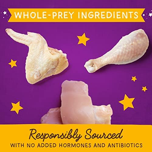 Stella & Chewy's Freeze-Dried Raw Marie’s Magical Dinner Dust – Grain Free, Protein Rich Cat & Kitten Food Topper – Cage-Free Chicken Recipe – 7 Oz Bag