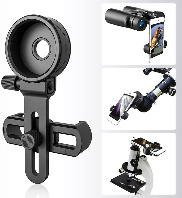 Lab Microscope Accessories Telescope Phone Stand Durable Portable Microscope Telescope Holder Universal Mount Fits