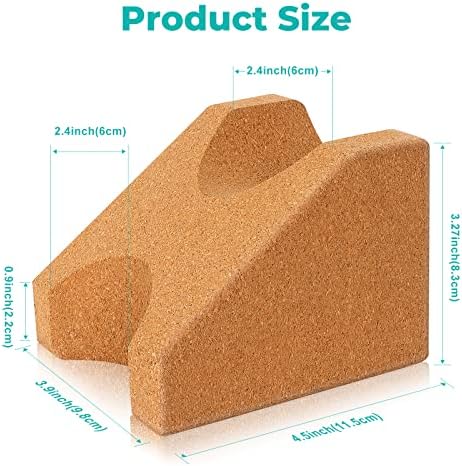 Cork Guitar Neck Rest, Guitar Neck Cradle Support Pillow, Guitar Accessories for Repair, Maintenance, Cleaning, String Instrument Luthier Tool, 100% Natural Cork Die-Cast Cut