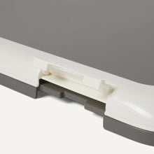 Load image into Gallery viewer, Amazon Basics Dog Training Pad Holder,Secured Latches,Extra Thick and Non-Slip, Recycled Plastic, 24 inch, S, White and Charcoal