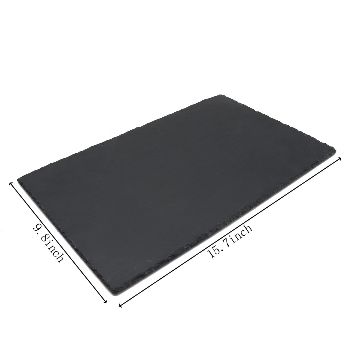 Slate Tiles for Reptiles, Food Bowl Dish Feeding Slate Tortoise Habitat Accessories for Reptiles Tank (40 x 25 cm)