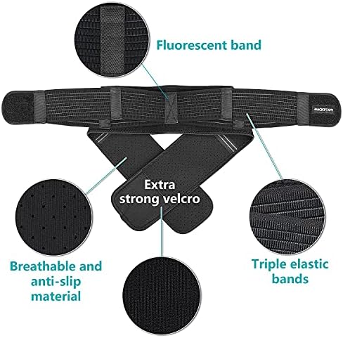 Si Belt Sacroiliac Belt for Women and Men That Alleviate Sciatic, Pelvic,Lower Back and Leg Pain, Stabilize SI Joint,Breathable Anti-Slip Sacroiliac Hip Brace Fit Hip Size 30" - 45"