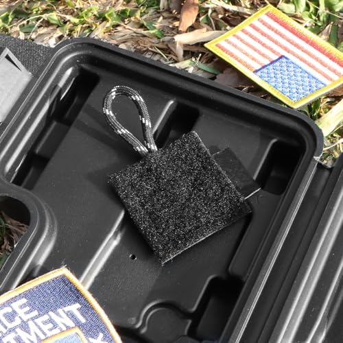 Microphone Radio Holder, 50 lb. Pull Force No Breaking, Super Strong Stitches, Police Radio Microphone Holder Law Enforcement for Vest Accessories