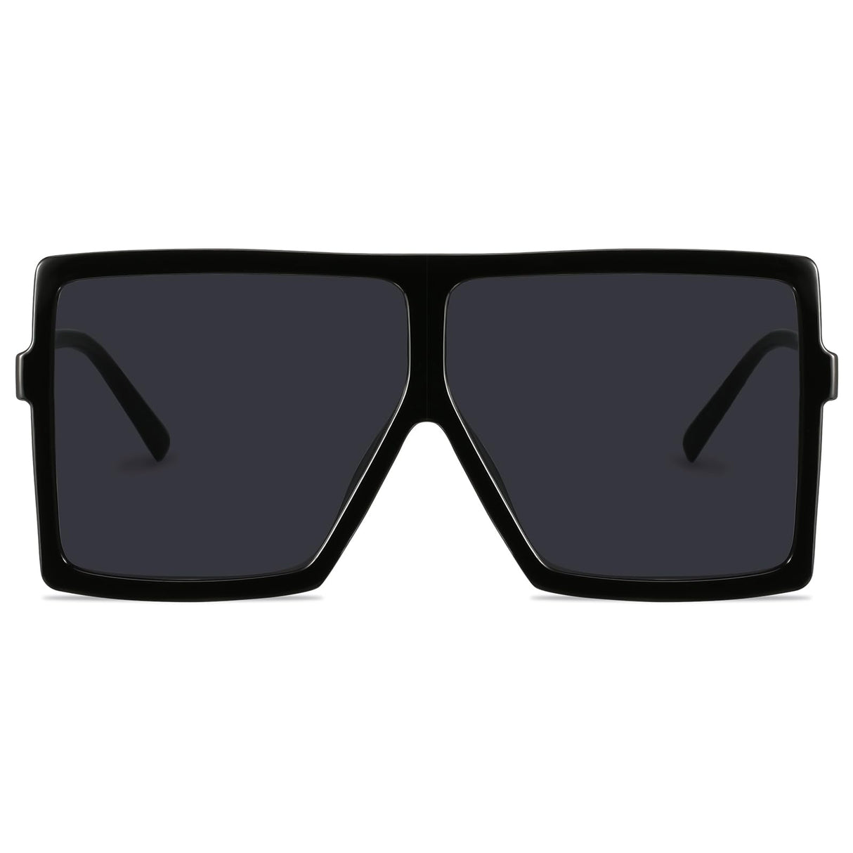 GRFISIA Square Oversized Sunglasses for Women Men Flat Top Fashion Shades