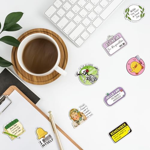 400 Pcs Funny Stickers for Adults Funny Waterproof Water Bottles Stickers Pack for Laptop, Bumper, Phone, Hard Hats, Wall, Window Decals Decors, 50 Styles