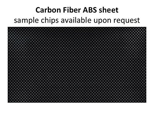 Carbon Fiber ABS Sheet for Boat Instrument Panels 24" x 48" x 3/16"