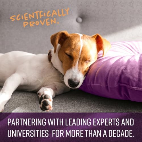Sentry Calming Chews for Dogs, Calming Aid Helps to Manage Stress & Anxiety, with Pheromones That May Help Curb Destructive Behavior & Separation Anxiety, Calming Health Supplement for Dogs, 60 Count