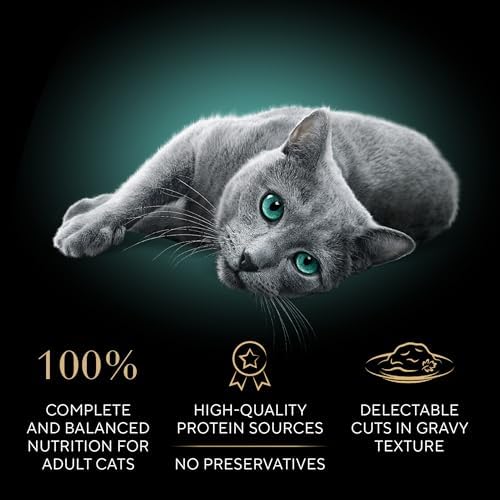Sheba Perfect Portions Wet Cat Food Cuts in Gray Savory Mixed Grill Entree, 2.6 oz. Twin-Pack Trays (24 Count, 48 Servings)