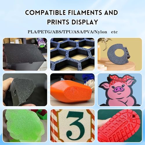 Ideaformer Double Sided Black PEI Build Plate for Bambu Lab X1/X1C/X1E/P1P/P1S/A1,Flexible Smooth Textured PEI Spring Steel Plate 257x257mm for Bambu 3D Printers