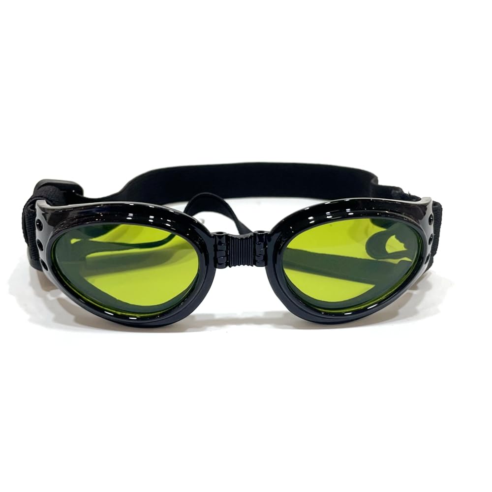 Foldable Pet Laser Safety Glasses Glare Protective Goggles 1064nm Dog Sunglasses UV400 Protection (Suitable for Pets 7.5kg-25kg)