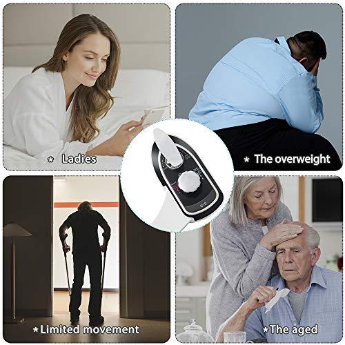 RENOOK Fresh Water Bidet Attachment for Toilet - Self Cleaning Dual Nozzle Sprays Hot & Cold Water β Non Electric Bidet Toilet Seat Attachment - Toilet Washer Bidet Seat for Female & Male Hygiene.