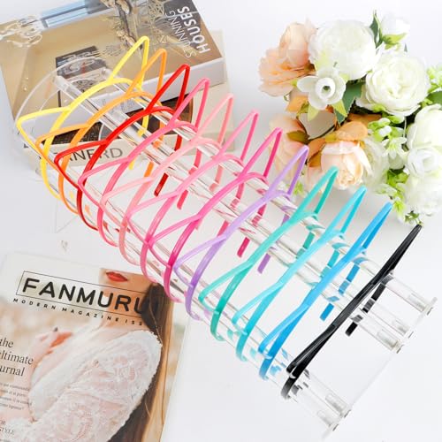 COCIDE 36Pcs Cat Ears Headbands Plastic Taylor Party Decorations Kitty Headbands for Girls Gabby Party Favors Birthday Supplies for Women Halloween Hair Accessories Hair Hoops Costume