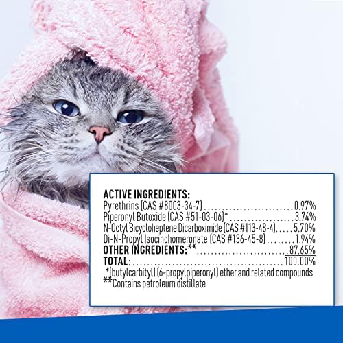 Adams Plus Pyrethrin Dip For Dogs and Cats ; Kills and Repels Fleas, Ticks, Lice, Gnats, Mosquitoes and Flies ; 4 Fl Oz