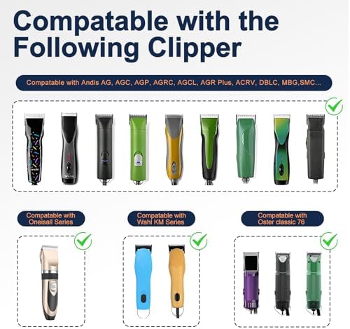10# Clipper Blades Pet Grooming Clipper Replacement Blades Detachable Blade Compatible with andis/wahl/Oster Dog Clippers 3PCS