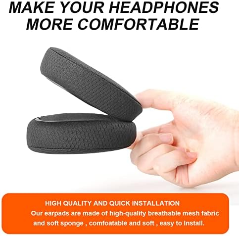 GVOEARS Replacement Ear Pads for Sennheiser HD4.50BT HD4.50BTNC HD4.40BT Headsets Earpads Replacement, Earpads Cushions for Sennheiser HD4.50BT (HD4.50 MF Black)