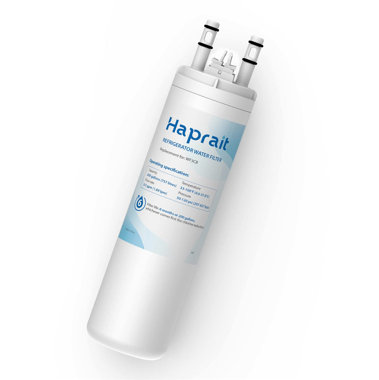 Haprait HP006 Replacement for WF3CB, Pure Source 3, 706465, 242069601, 242086201, 242017800, PS3412266, AP4567491, Height 9 inches, 1 Pack