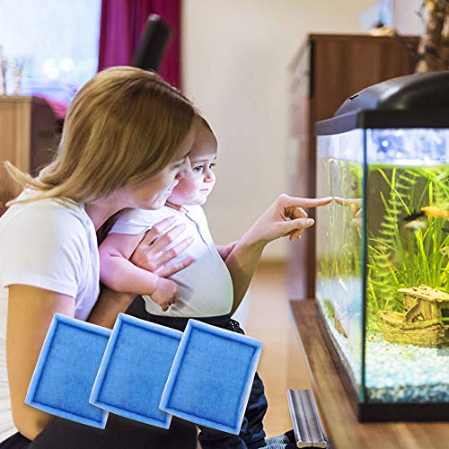MyfatBOSS 10 Pack Fish Tank Filters, Aquarium Filter Cartridge for 20-40 30-60 Gallon Fish Tank Power Filter Cartridge Replacement,#3 Fish Tank Filter