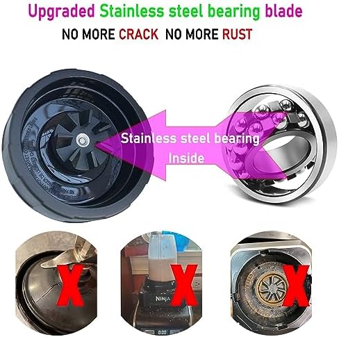 Replacement blender Blade and 24oz Cup Accessories with Lid, Only Compatible with Nutri Ninja SS150,SS151,SS300, SS350,SS351, CO351B, SS100, SS101, CO101B,SS400,SS401