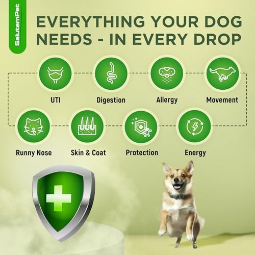 Dog Antibiotics | Natural Antibiotics for Dogs to Help with Infections, Cough, Allergies | Dog UTI Treatment for All Breeds | Puppy & Dog Itch Relief | No GMOs | 2 Oz