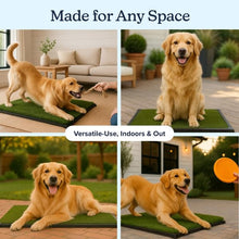 Load image into Gallery viewer, Artificial Grass Puppy Pee Pad for Dogs and Small Pets - 20x30 Inch, Reusable 3-Layer Turf Pads for Dogs with Tray - Indoor and Outdoor Fake Grass Potty Pet Supplies by PETMAKER